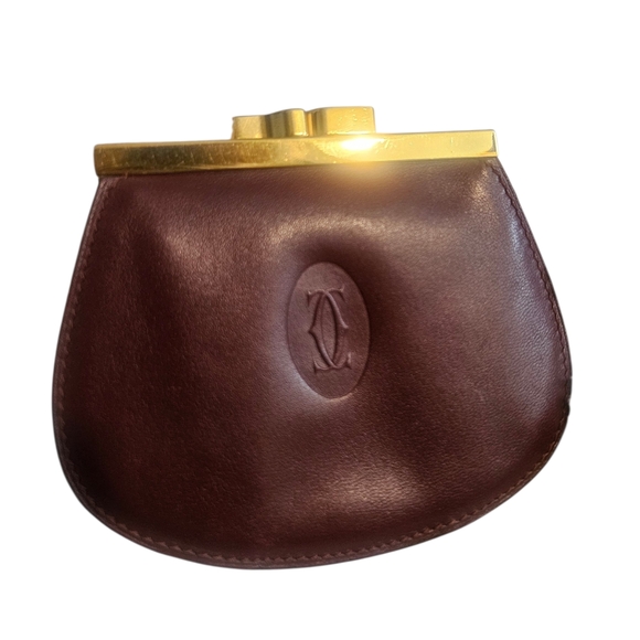 Cartier Handbags - Cartier Must Line Kisslock Coin Purse